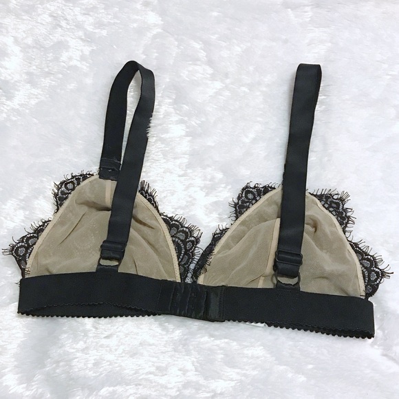 Forever 21 Eyelash Black Bralette - Picture 2 of 3